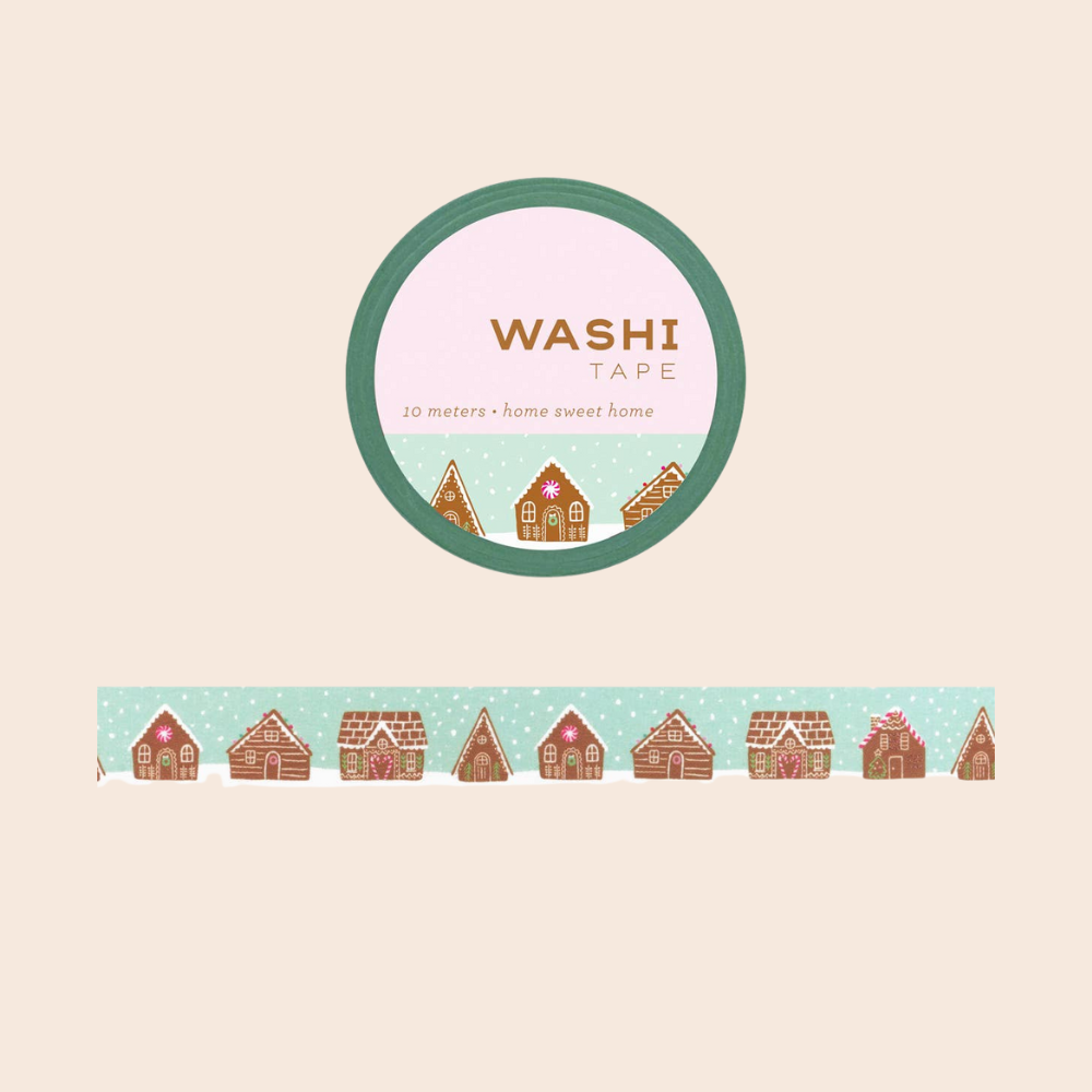 Gingerbread House Washi Tape