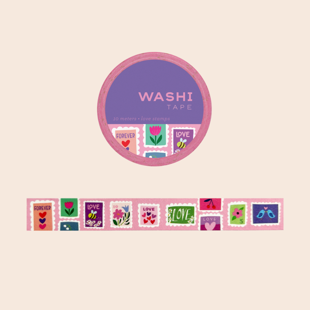 Love Stamps Washi Tape