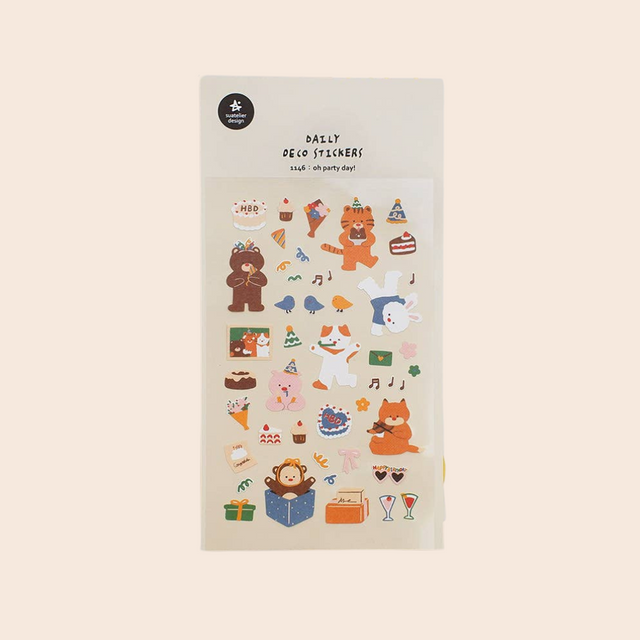 Party Animals Stickers