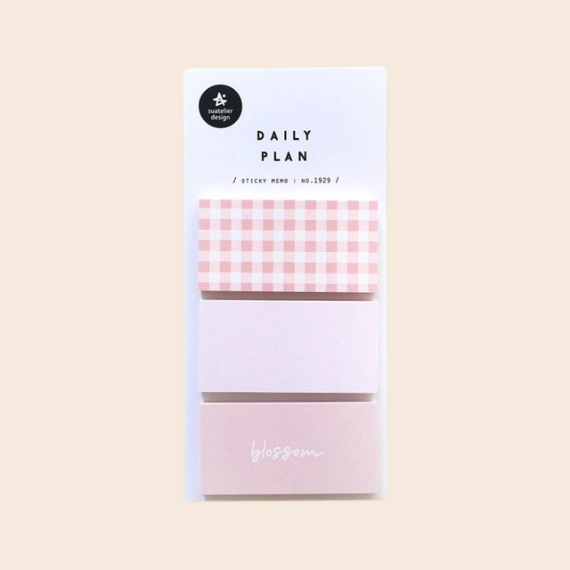 Pastel Pink Sticky Note Set