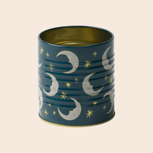 Teal Moon Storage Tin