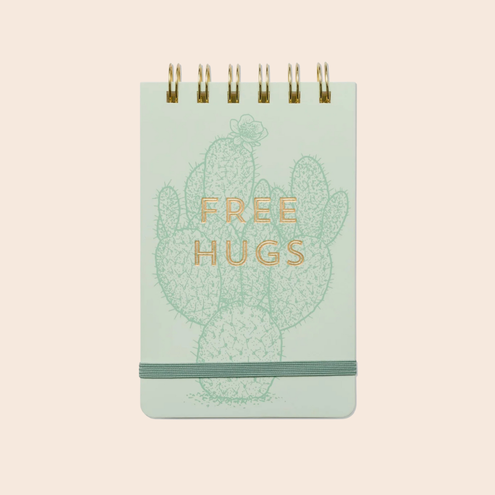 Free Hugs Twin Wire Notepad