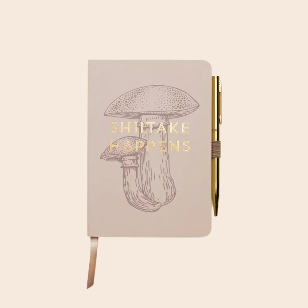 Shiitake Happens Notebook & Pen