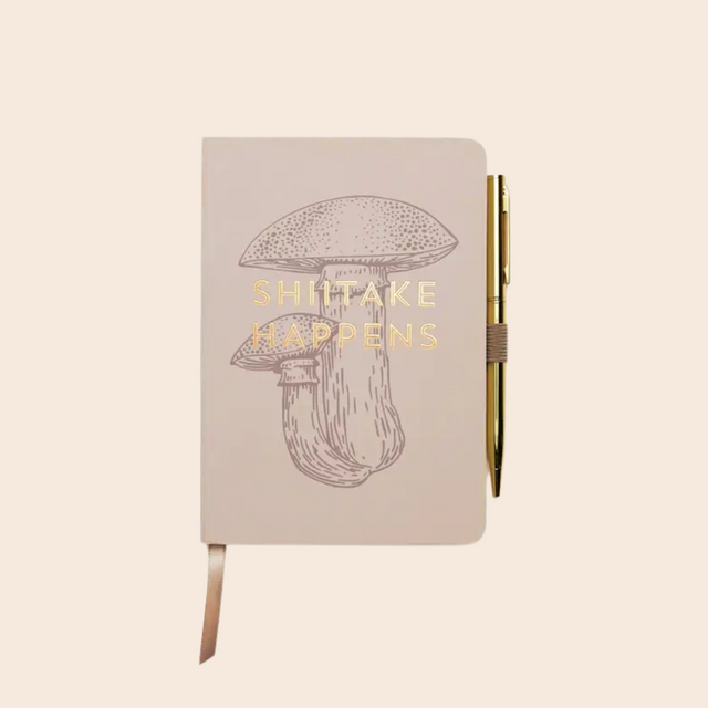 Shiitake Happens Notebook & Pen