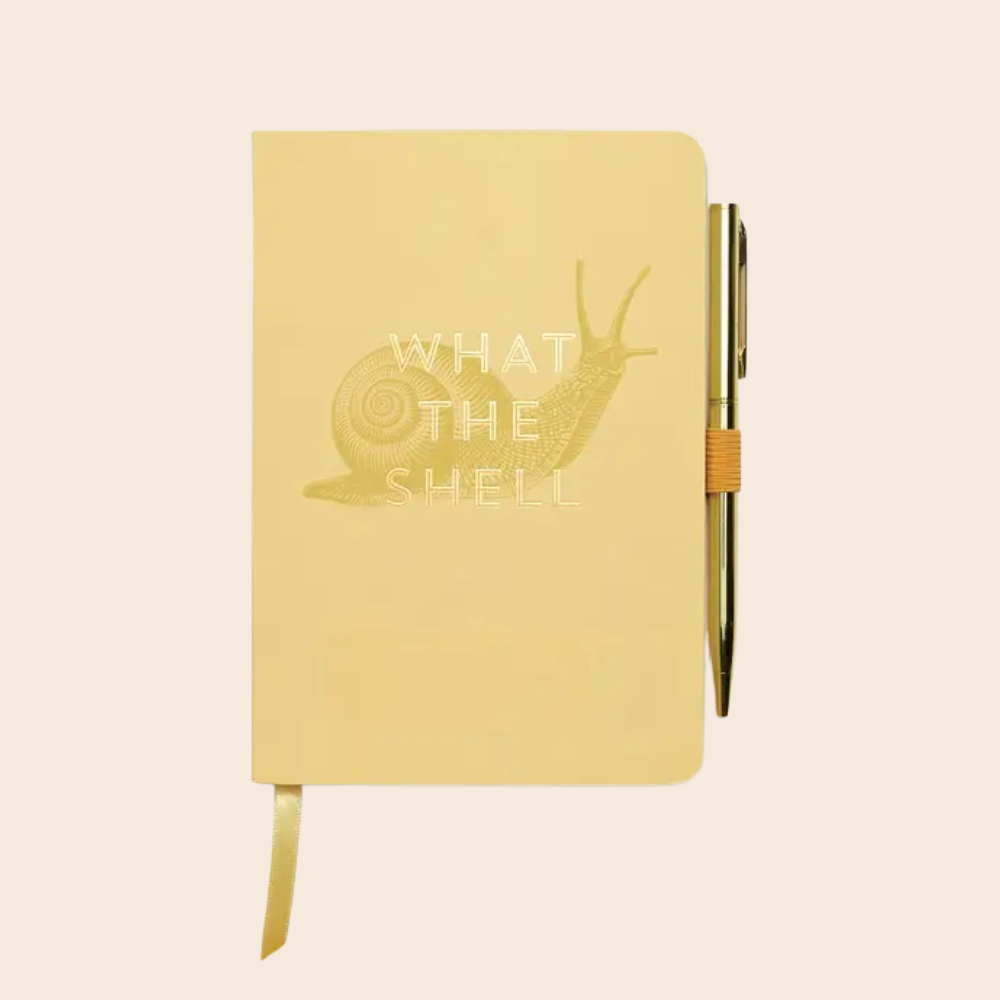 What The Shell Notebook & Pen