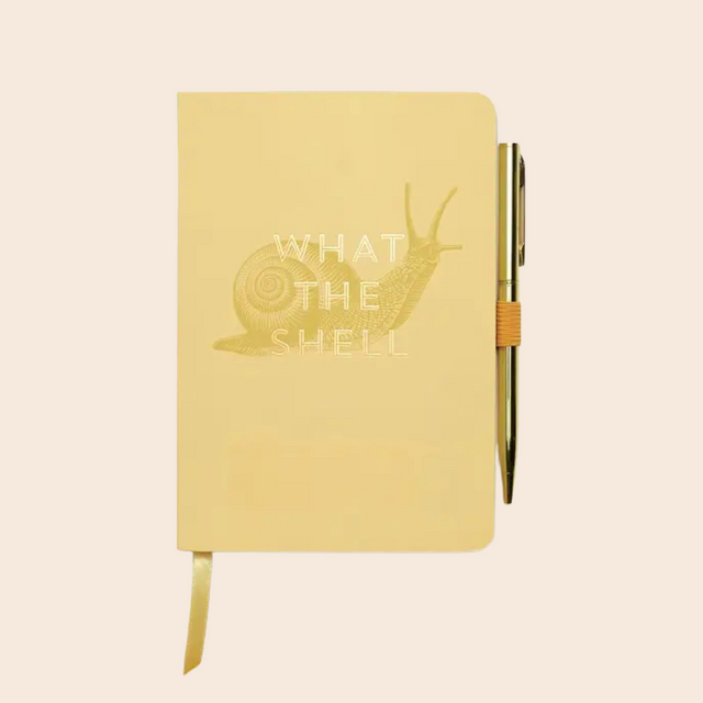 What The Shell Notebook & Pen