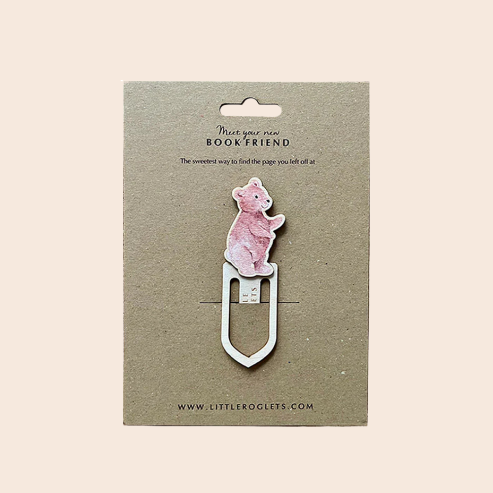 Wooden Bear Bookmark