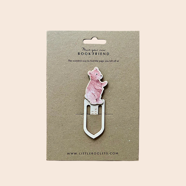 Wooden Bear Bookmark