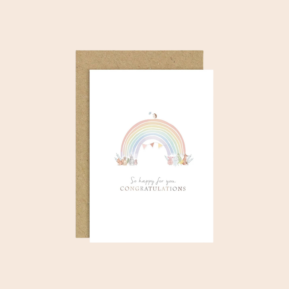 Congratulations Rainbow Card