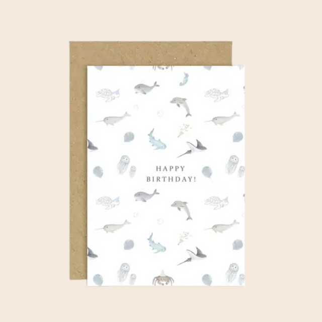 Under The Sea Birthday Card