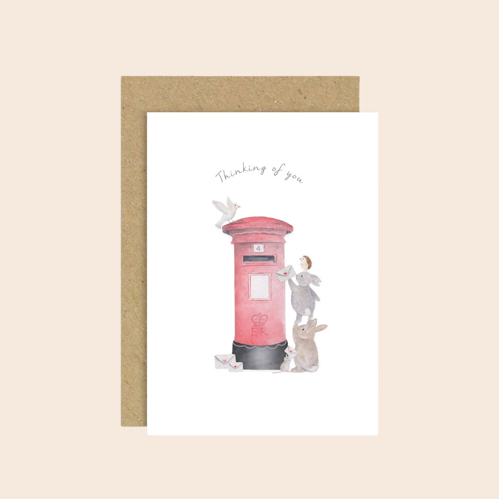 Post Box Thinking Of You Card
