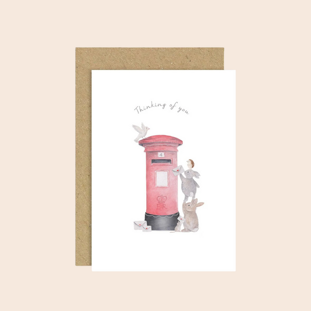 Post Box Thinking Of You Card