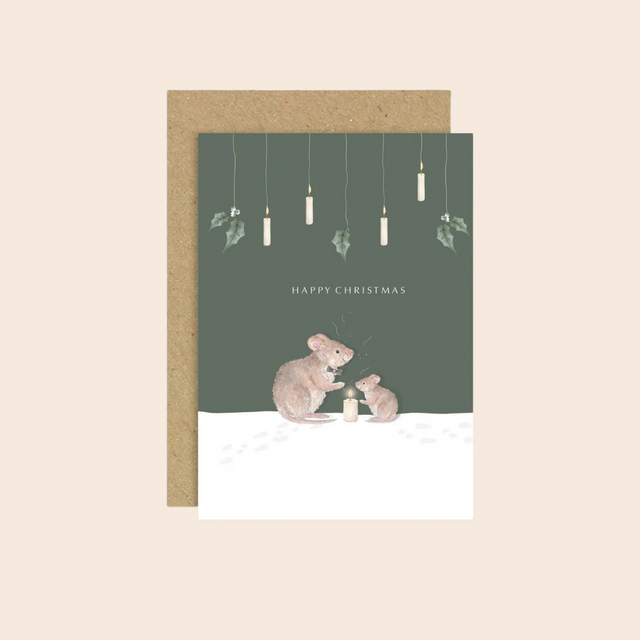 Candlelit Christmas Card