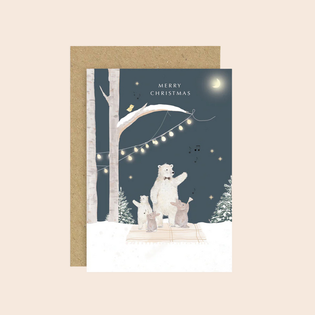 Moonlight Party Christmas Cards