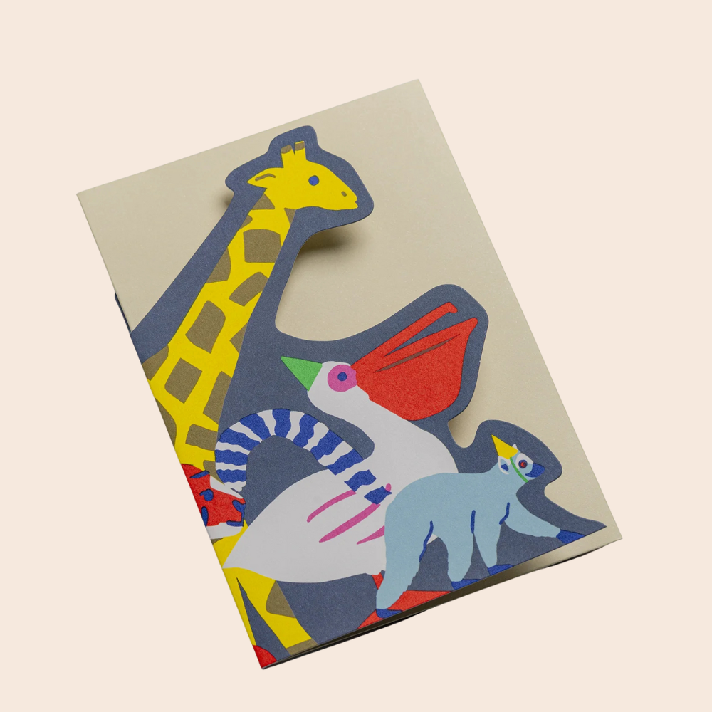 Animal Parade Concertina Card