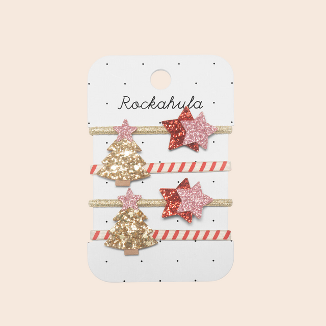 Stripy Christmas Tree Ponies