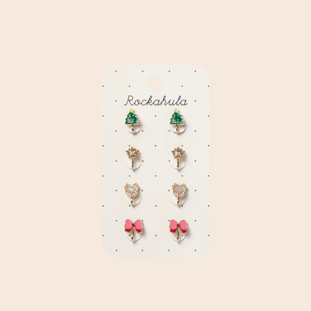 Jolly Christmas Clip On Earrings