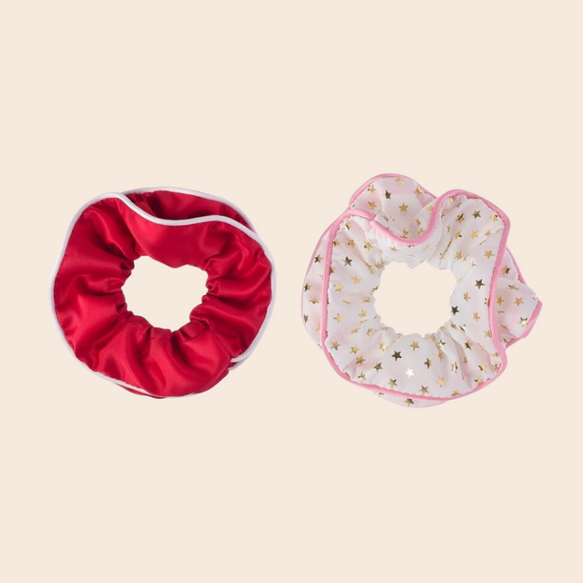 Festive Double Scrunchie Set