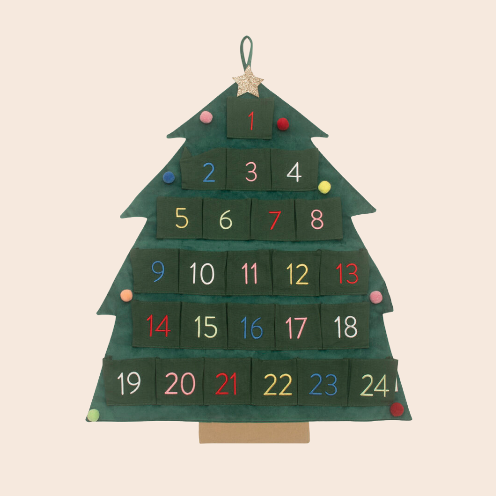 Reusable Christmas Tree Advent Calendar
