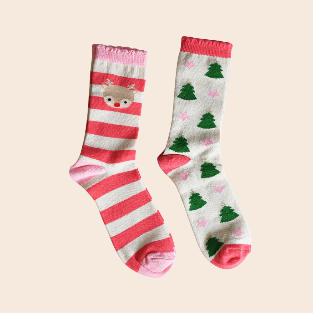 Jolly Christmas 2 Pack Socks