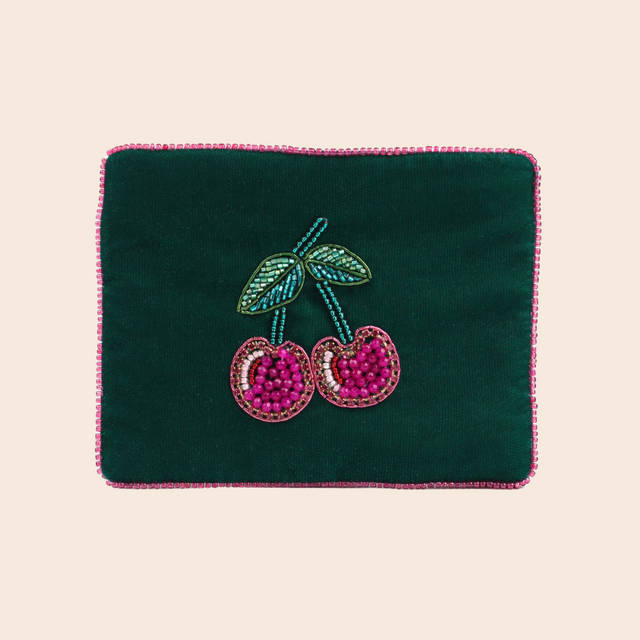 Green Cherry Small Purse