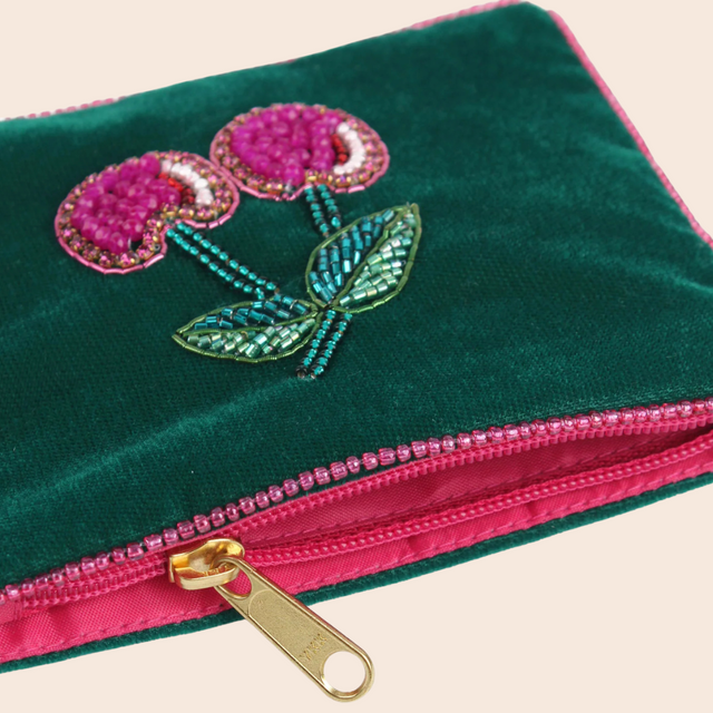 Green Cherry Small Purse