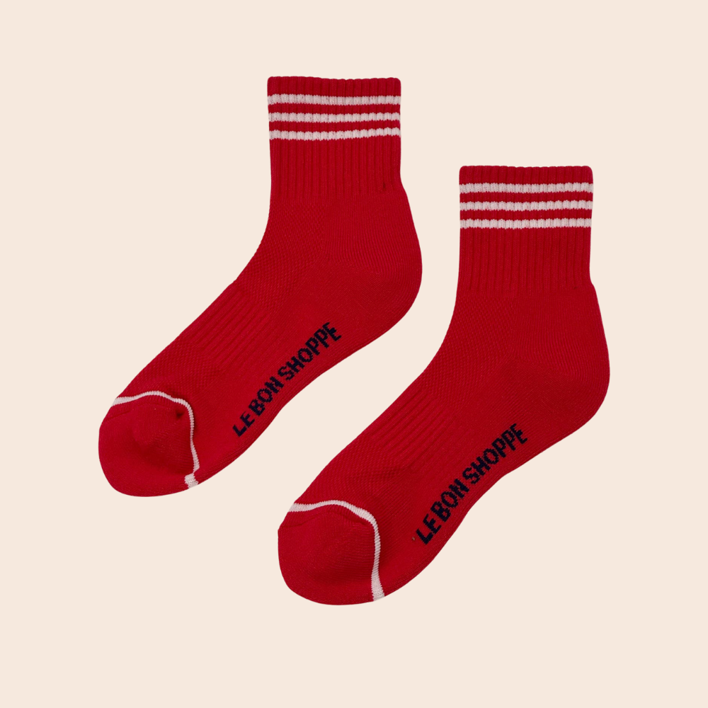 Girlfriend Socks: Scarlet