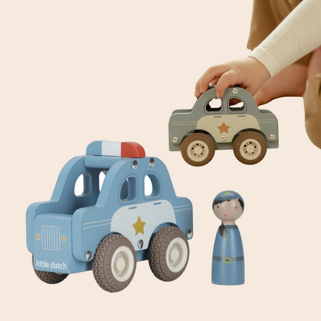 Wooden Police Car