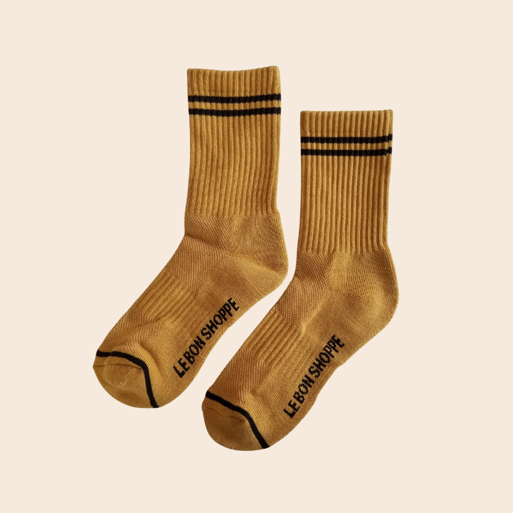 Boyfriend Socks: Biscotti