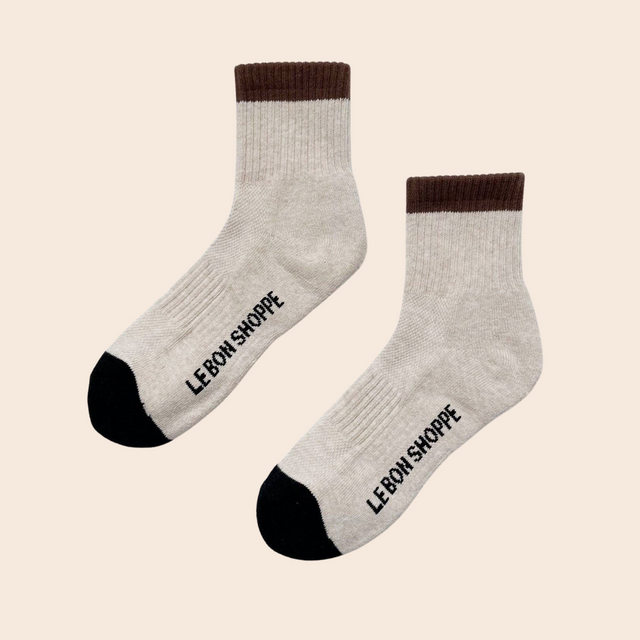 Girlfriend Socks: Black Coffee