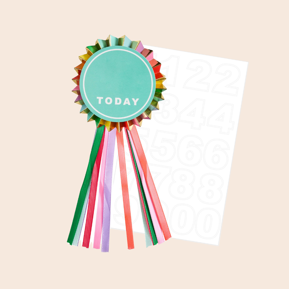 Customisable Birthday Badge