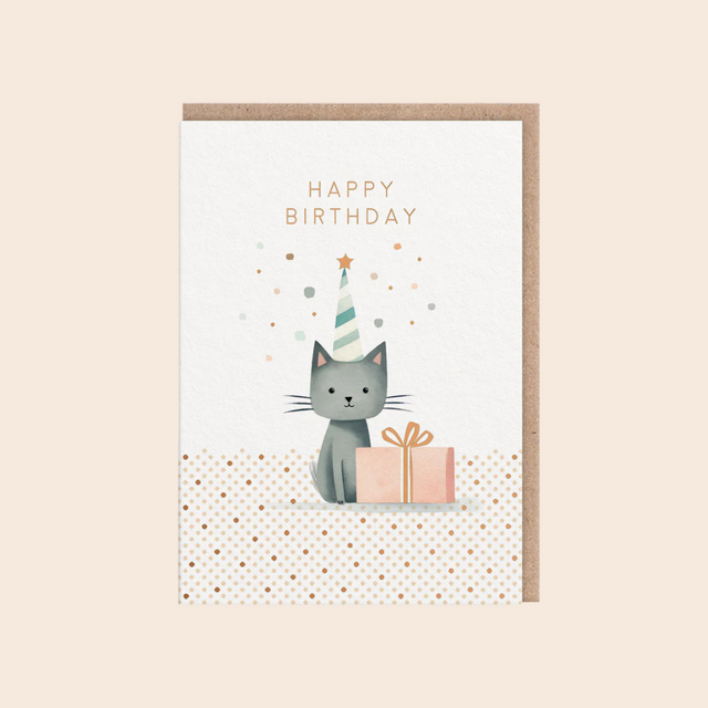 Cat Birthday Card