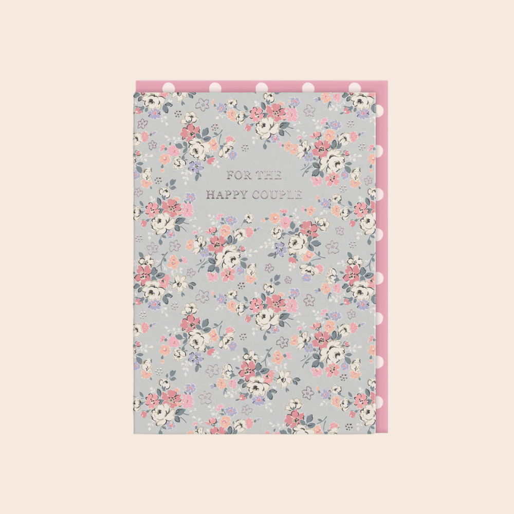 Happy Couple Roses Card