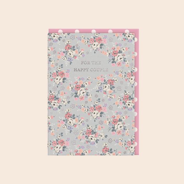 Happy Couple Roses Card