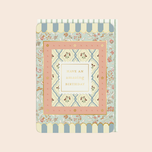 Pinfold Trellis Birthday Card