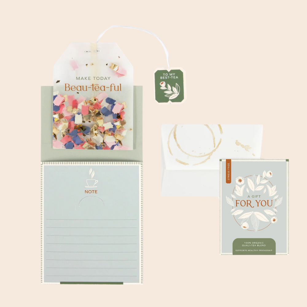 Tea Bag Die-Cut Birthday Card