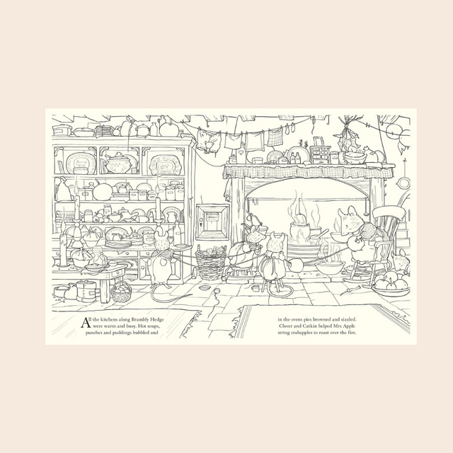 Brambly Hedge: Festive Colouring