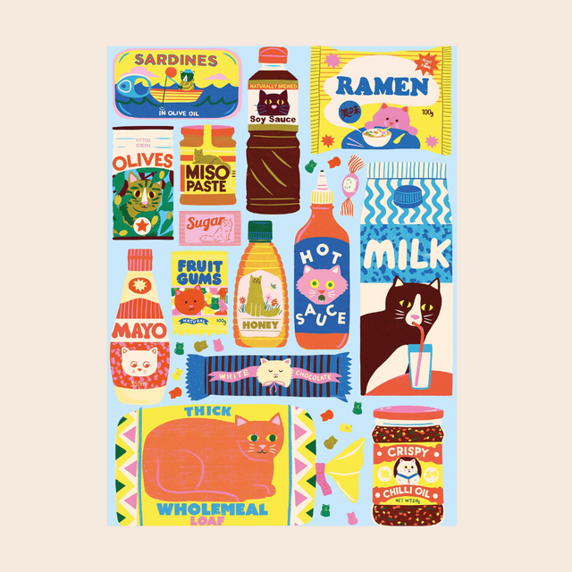 Cat Food 1000 Piece Jigsaw Puzzle