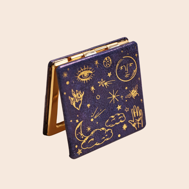 Starry Night Compact Mirror