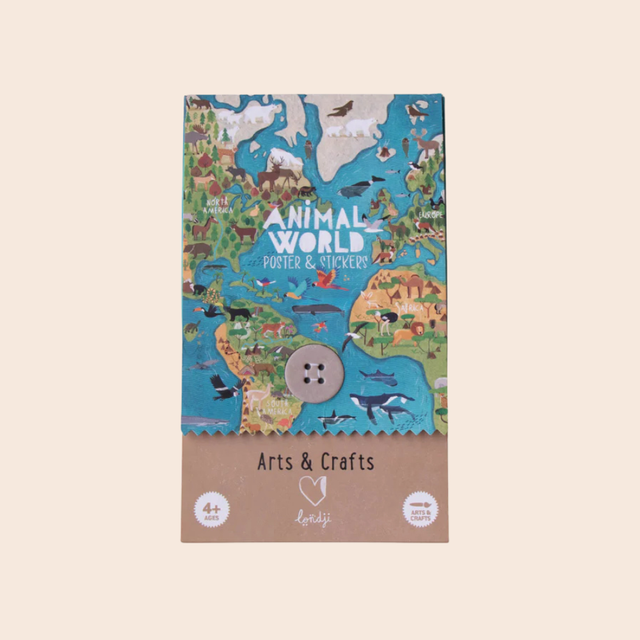 Animal World Poster & Stickers