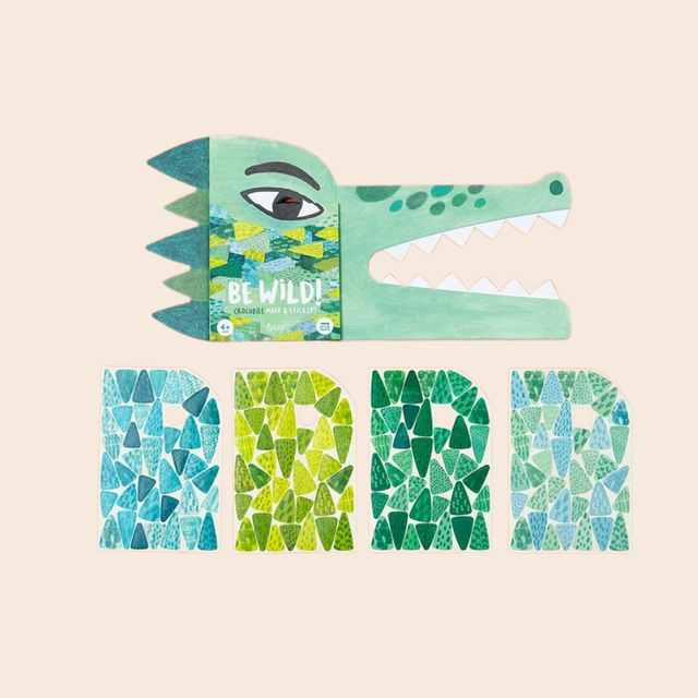 Be Wild! Crocodile Mask & Stickers