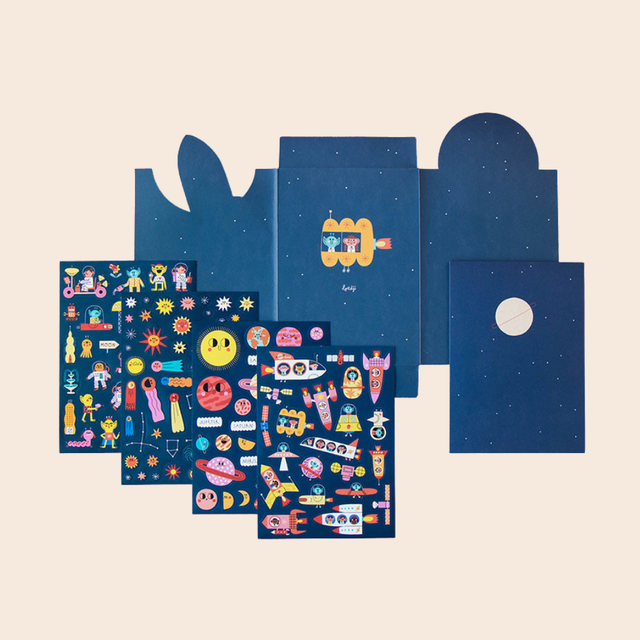 Space Removable Sticker Set