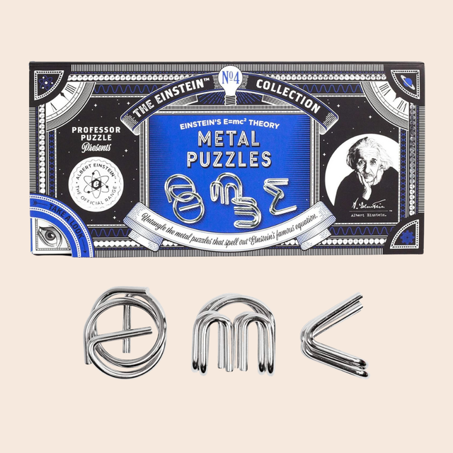 Einstein Collection: E=MC2 Metal Puzzles