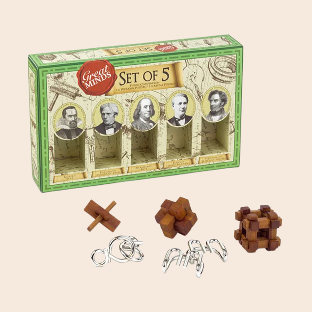 Great Minds Of Men: Set Of 5 Puzzles