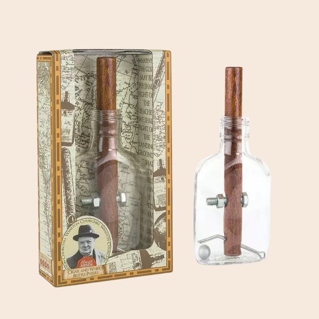 Churchill's Cigar And Whisky Bottle Puzzle
