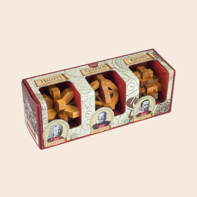 Great Minds: Set of 3 Wooden Puzzles