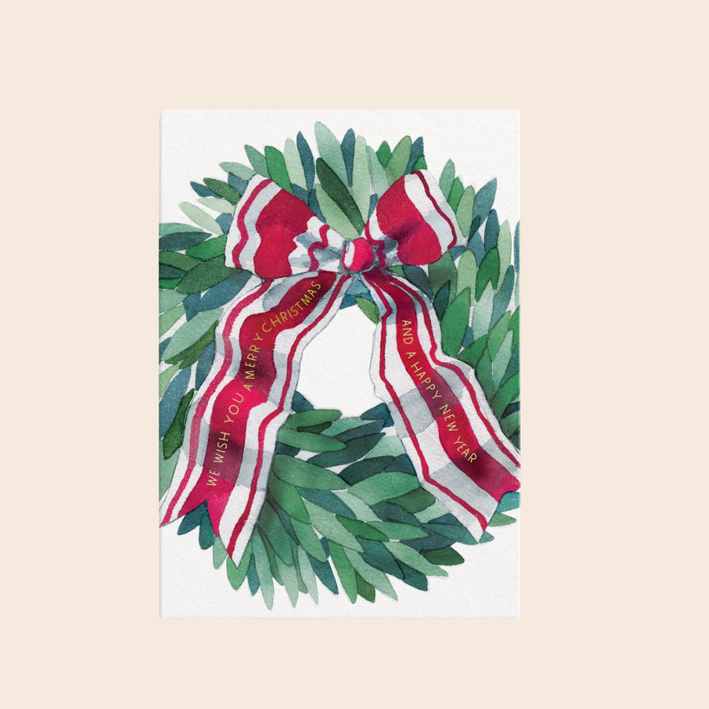 Christmas Wreath Card