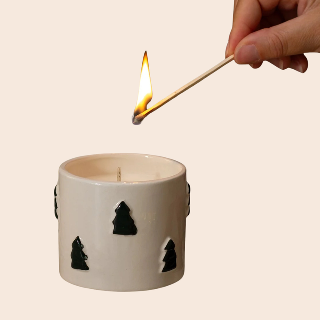 Under the Tree: Christmas Spruce Candle