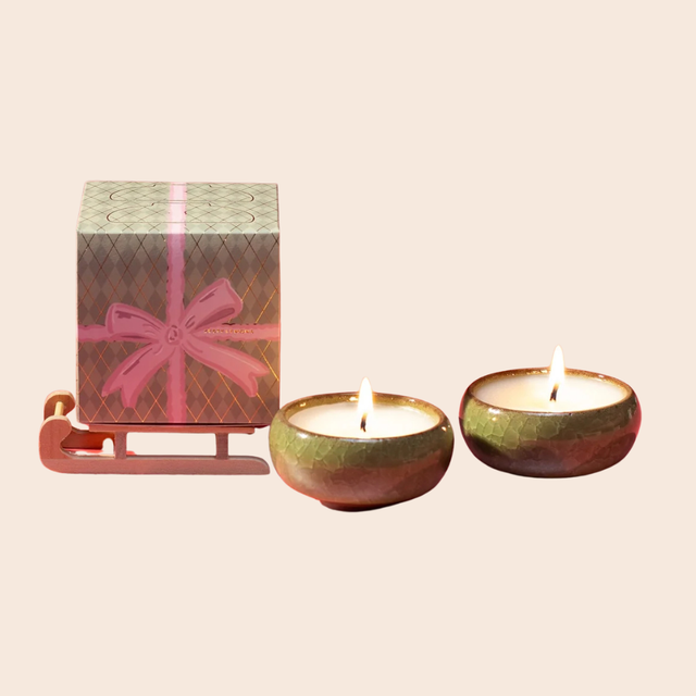 Sparkle Season: Christmas Bow Tea Lights