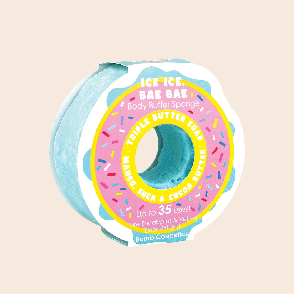 Ice Ice Bae Donut Body Buffer Sponge